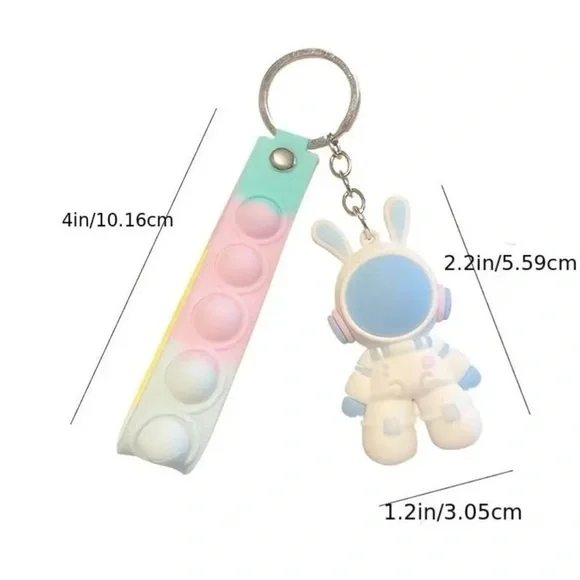 Bunny Astronaut Keychain Pick (1) - Picture 5 of 12